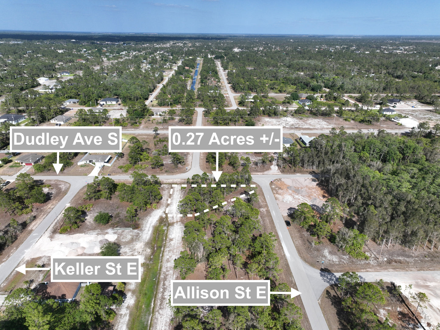 0.27 Acres Canalfront Corner Lot For Sale In Lehigh Acres