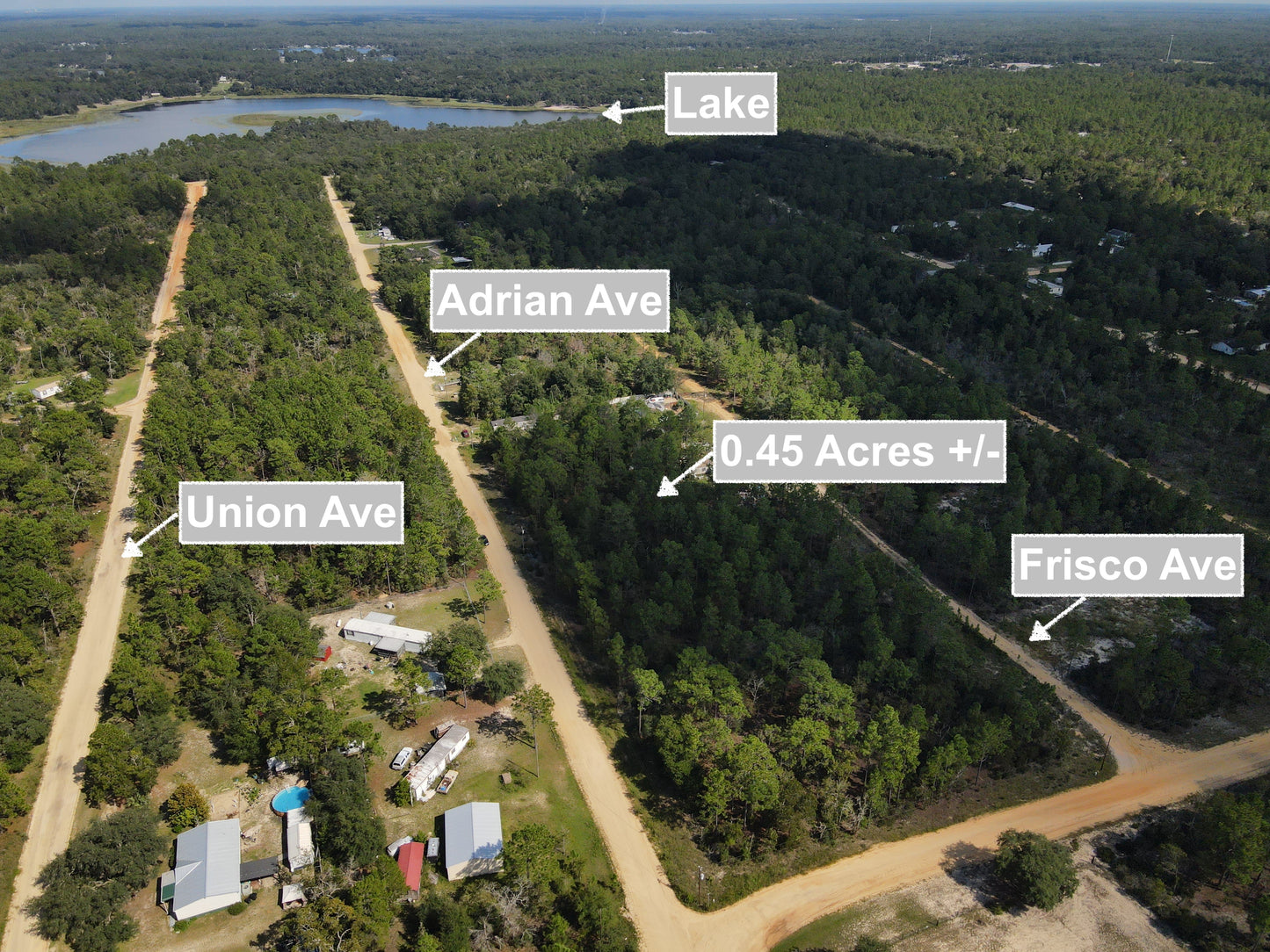 0.45 Acres Land In Interlachen FL