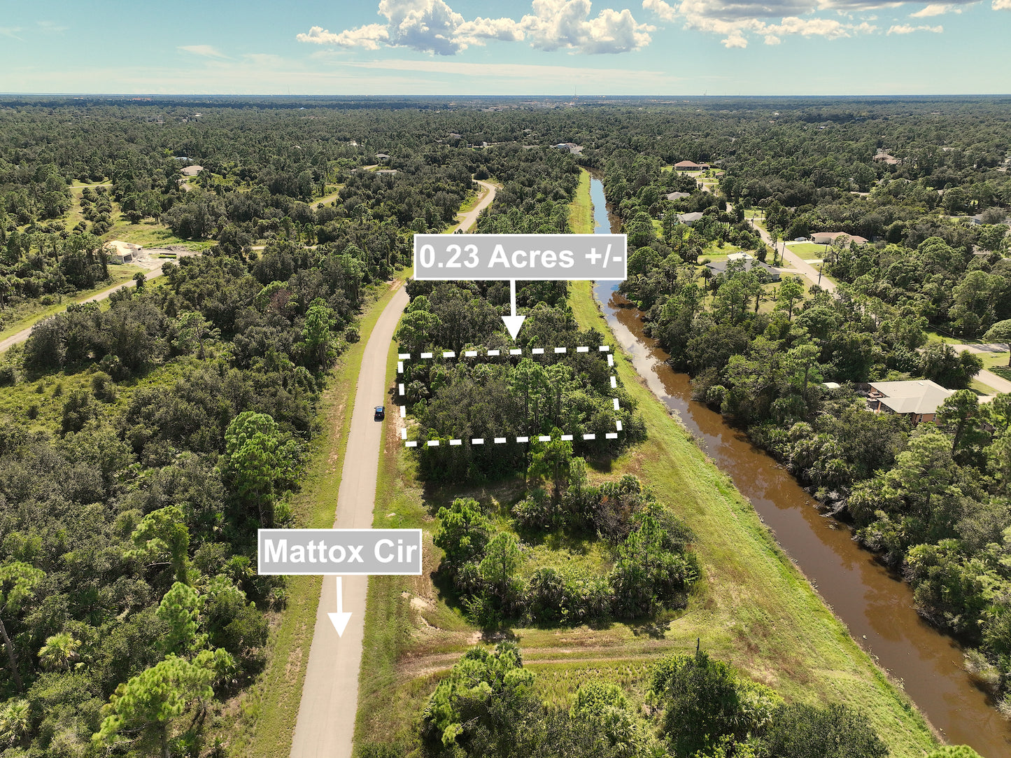 0.23 Acres Canal Front Land For Sale In North Port