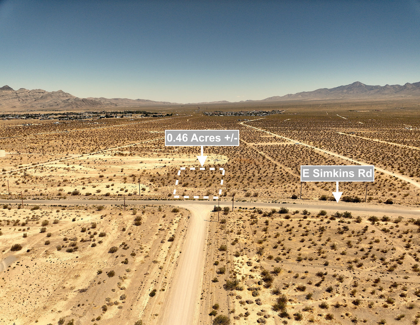 0.46 Acres Land For Sale Near Airport In Pahrump NV