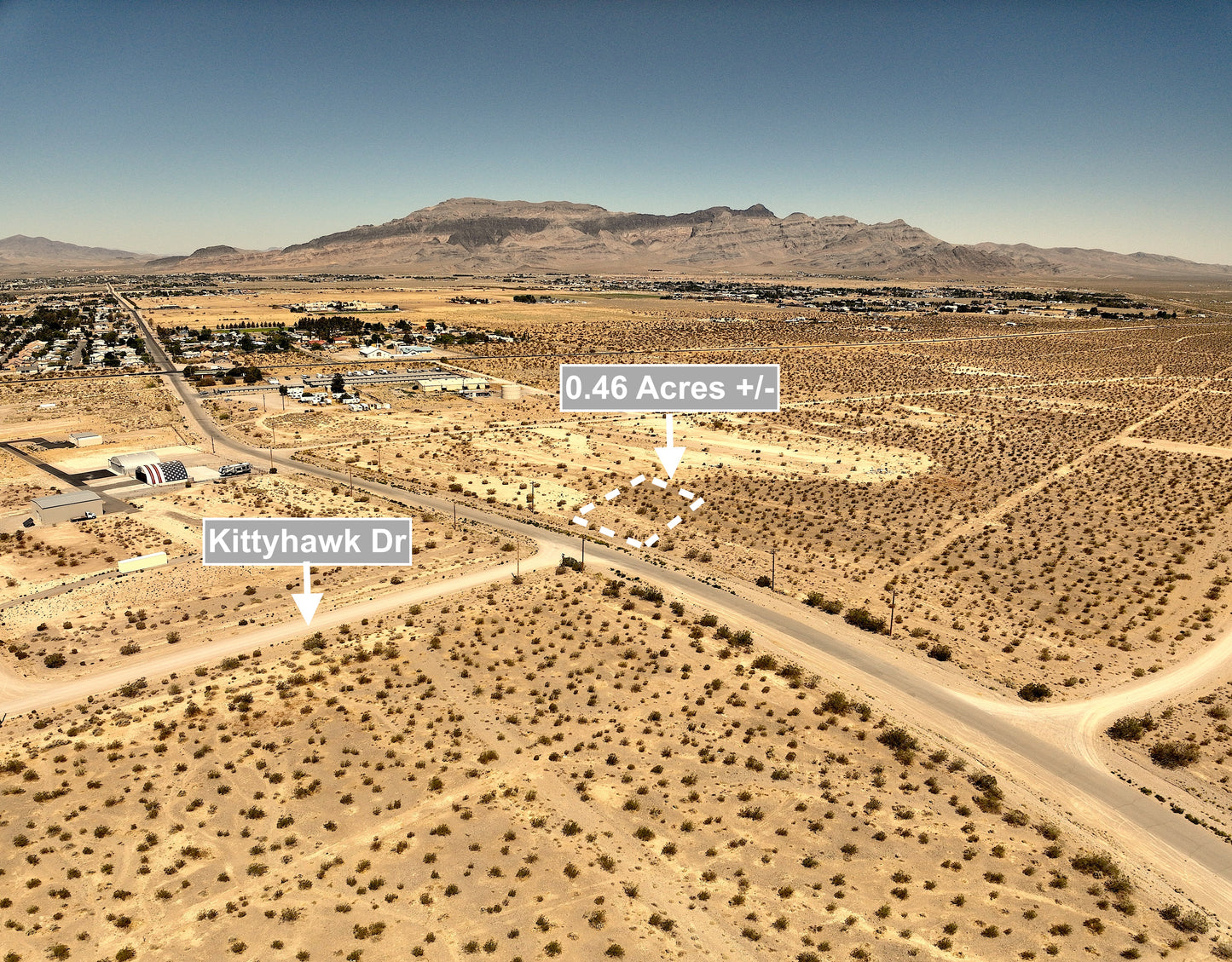 0.46 Acres Land For Sale Near Airport In Pahrump NV