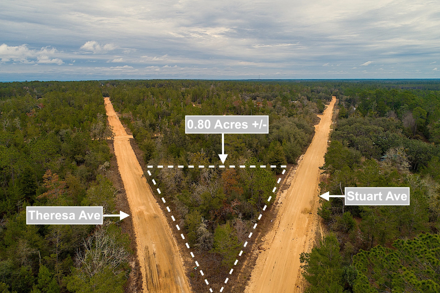0.80 Acres Corner Lot In Interlachen